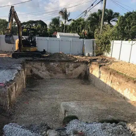 Step 1 to build a Swimming Pool in Florida