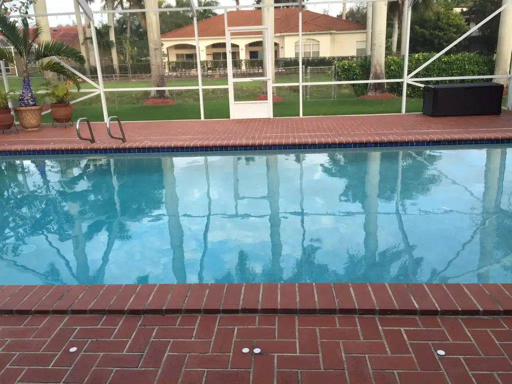 Before pool renovation