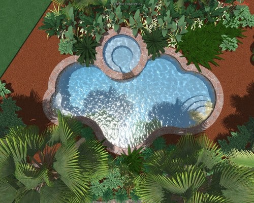custom pool design 50